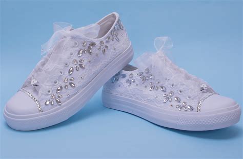 white wedding sneakers women.